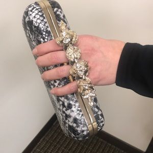 Snakeskin Clutch